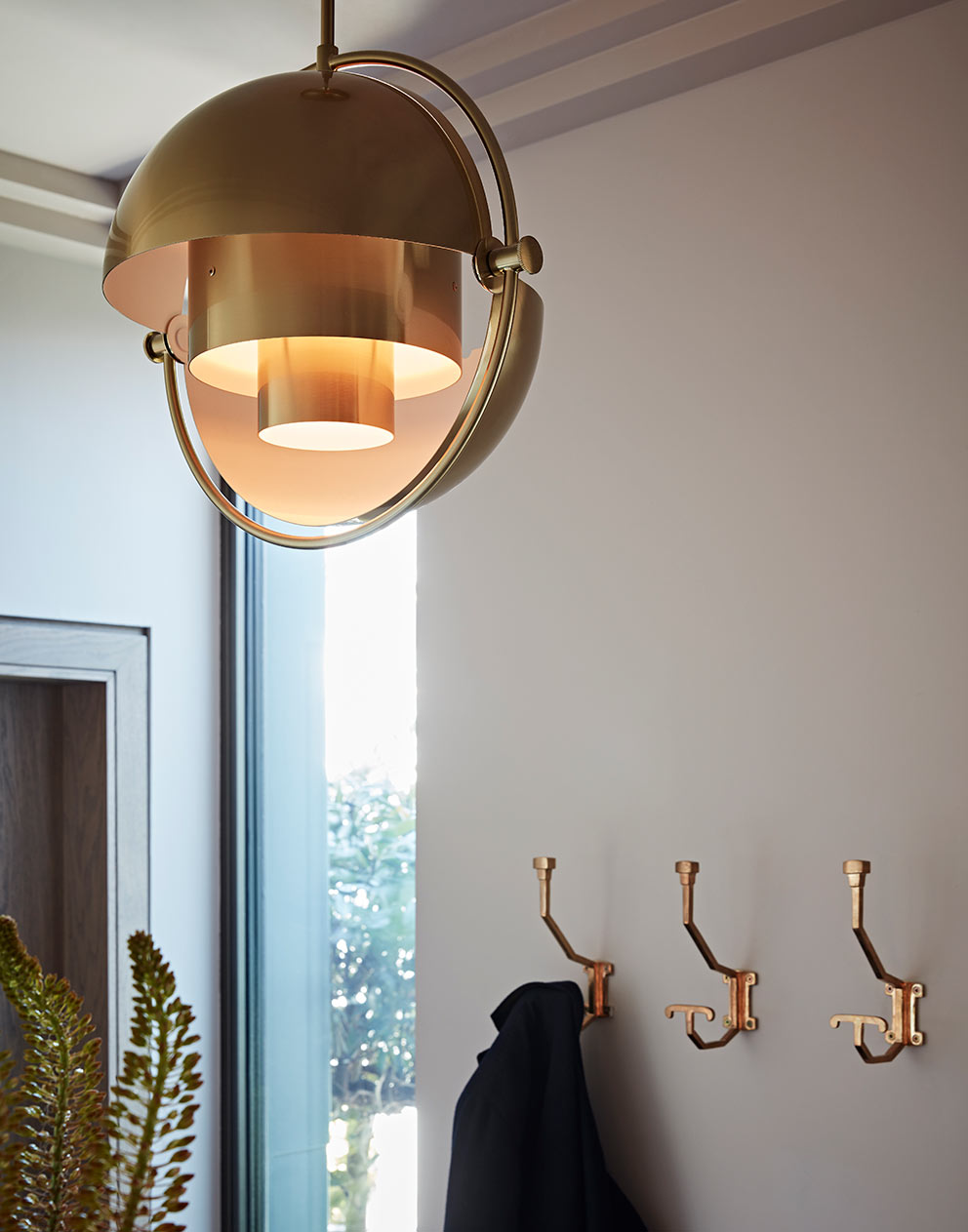 Executive suite copper lampshade